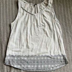 Eddie Bauer cotton  gauze sleeveless top L GUC